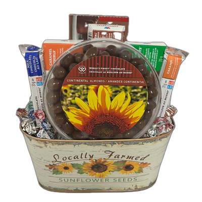 Sunflower Tin